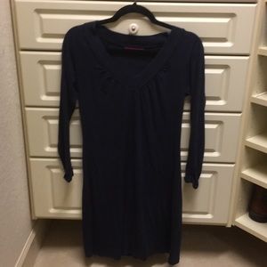 Navy cotton dress size small